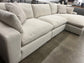 144" Right Side Facing Dreamscape Feather Cloud Sectional Sofa Couch