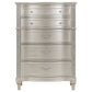 Evangeline 6-drawer Bedroom Chest Silver Oak