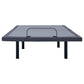 Negan Eastern King Adjustable Bed Base Grey and Black