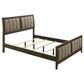 Wilkes 51-inch Upholstered Full Bed Dark Cocoa