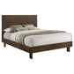 Glenwood 48-inch Queen Platform Panel Bed Warm Brown