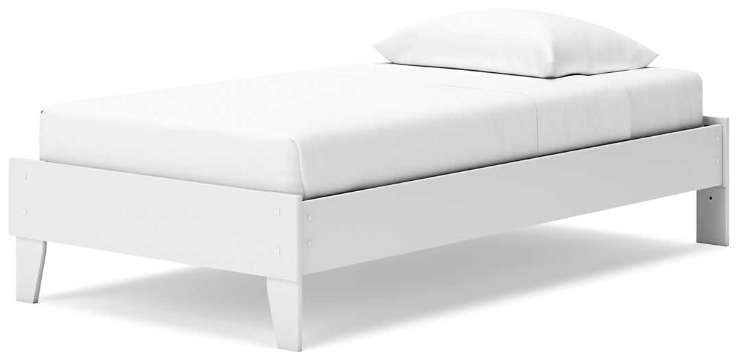 Socalle Twin Platform Bed with Nightstand