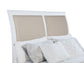 Bexhill 56-inch Upholstered California King Panel Bed White