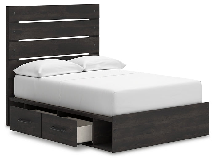 Hollivern  Panel Storage Bed