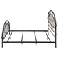 Rowan Metal Eastern King Open Frame Bed Dark Bronze