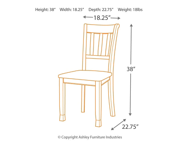 Owingsville Dining Table and 6 Chairs