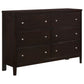 Carlton 5-piece Twin Bedroom Set Cappuccino