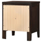 Carlton 2-drawer Nightstand Cappuccino