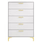 Kendall 5-drawer Bedroom Chest White