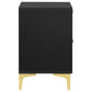 Kendall 2-drawer Nightstand Black