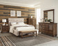 Devon 4-piece California King Bedroom Set Beige and Oak