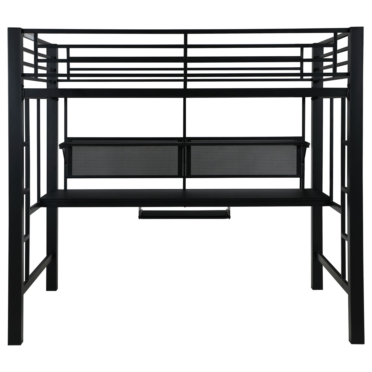 Avalon Full Workstation Loft Bed Black