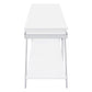 Marcia 1-drawer Wood 60" TV Stand White High Gloss